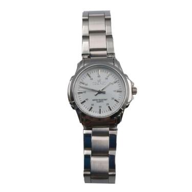 Imagem de Relógio De Pulso Feminino prateado Aço Inox a Prova D'água pequeno - H