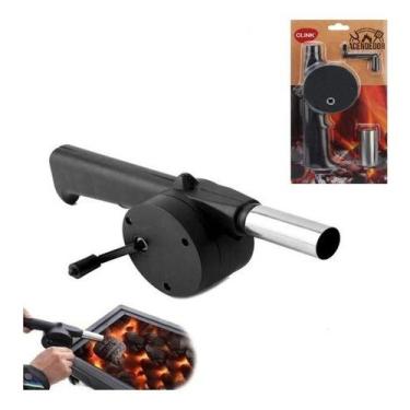 Imagem de Soprador Acendedor Manual de Carvão  Ventilador para Churrasqueira, La