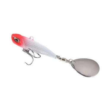 Imagem de Isca De Pesca WALK FISH Spinner Bait Metal VIB Com Cauda Rotativa E La