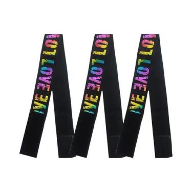 Imagem de Faixas Elásticas Ajustáveis Para Bordas De Perucas, 3 Peças, Faixa Par