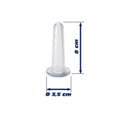 Imagem de MASSAGEADOR VENTOSA FACIAL TIPO COPO - PEQUENA  - 8 cm - GIANINI'S, In