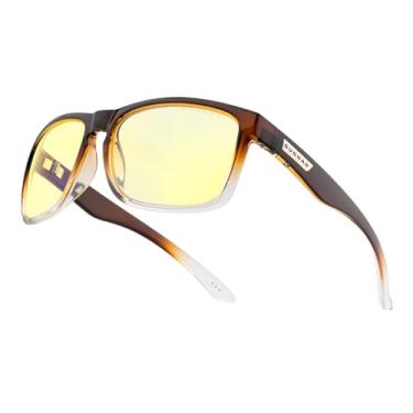 Imagem de Gunnar Optiks Blue Light Blocking Glasses for Gaming & Computer - Intercept Latte/Fade/Amber by GUNNAR | 65% Blue Light Protection - Not Machine Specific;