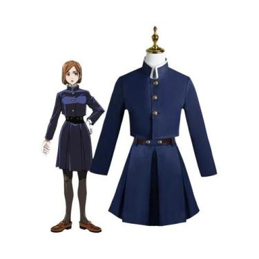 Imagem de Jujutsu Kaisen Anime jogo Uniforme, Kugisaki Nobara Cosplay Fantasia, 