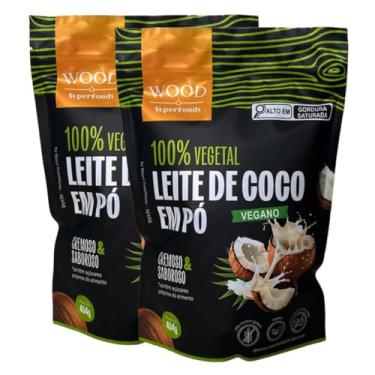 Imagem de Kit 2 Leite de Coco em Pó 100% Vegetal Vegano Sem Lactose 454g