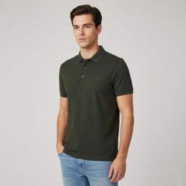 Imagem de Camisa Polo Dudalina Essentials Basic Ou26 Verde Masculino, G