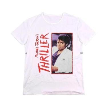 Imagem de Camiseta Feminina plus Size De Algodão Com Design De Michael Jackson, 