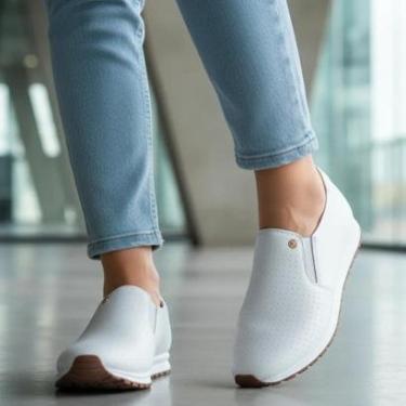 Imagem de Tênis Feminino Via Uno Slip On Calce Fácil Jogging Casual-Feminino