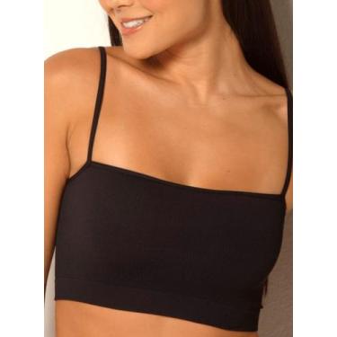 Imagem de Top Alças Finas Trifil C04094 Feminino Canelado Sem Costura Microfibra