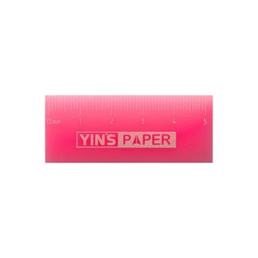 Imagem de Borracha Régua Yin's 5cm Yin's Paper com Régua Integrada 1 Unidade Rosa