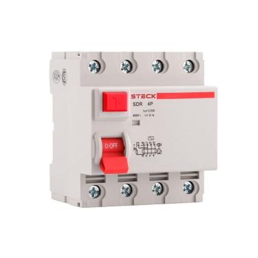 Imagem de Interruptor Diferencial Residual Steck 4P 40A Sensib.30Ma