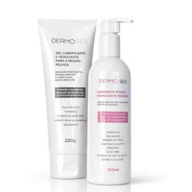 Imagem de Kit Dermosex Cuidado Íntimo Feminino Completo Gel Lubrificante + Sabon
