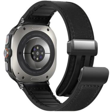 Imagem de Pulseira Magnética de Couro WestEagle para Samsung Galaxy Watch 47mm