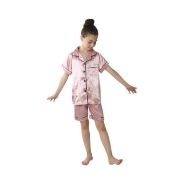 Imagem de Conjunto De Pijamas Para Crianças E Adolescentes, Meninas E Meninos, R