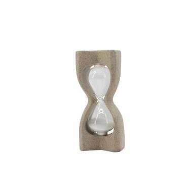 Imagem de Ampulheta Decorativa Vidro e Resina 28cm SS0296 BTC
