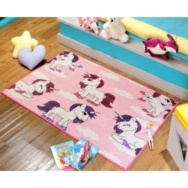 Imagem de Tapete Infantil 1,00 X 1,50 Antiderrapante Quarto Cinza I-82 - Lancer