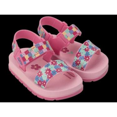 Imagem de Sandália Infantil Zaxynina Moderninha, Rosa, Medio, 19