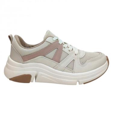 Imagem de Tênis Casual Feminino Ultraconforto Flatform Modare 7401102, Bege, 38