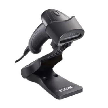 Imagem de Leitor de Código De Barras Elgin EL-250, 1080 x 720 pixels, Leitura 1D e 2D, USB, Com Suporte, Tecnologia Area Imager, Preto - 46EL250USC00