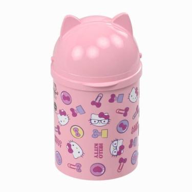 Imagem de Lixeira Ludica Infantil 1L Com Tampa De Banheiro Quarto Criança Enxova