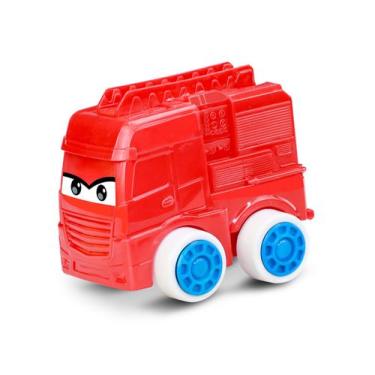 Imagem de Carrinhos Dubboo Sortidos Roma Brinquedos - Ref. 0542, Bombeiro vermel