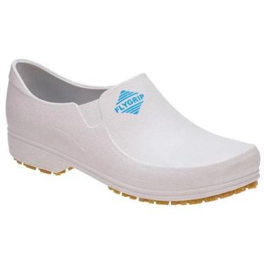 Imagem de Sapato Hospitalar EPI Monseg Flygrip Antiderrapante, 35, Branco