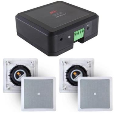 Imagem de Amplificador AAT BTA-1 G2 BT + 4 Caixas Gesso JBL 6CO1Q