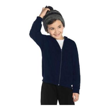 Imagem de Jaqueta Infantil Menino Casaco Inverno Com Capuz De Moletom - Rovitex 
