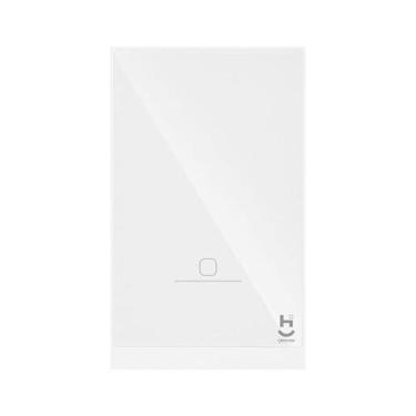 Imagem de Interruptor Inteligente Zigbee Touch 1 Botão Geonav Branco
