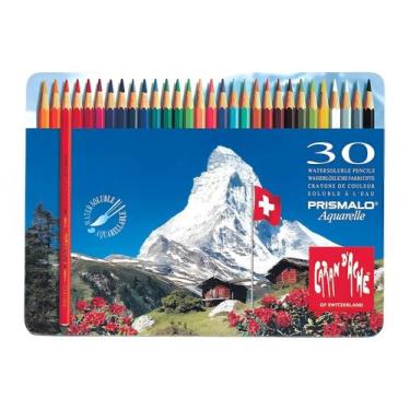Imagem de Lápis de Cor Aquarelável Caran Dache Prismalo 30 Cores - CARANDACHE
