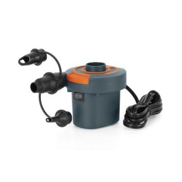 Imagem de Bomba de Ar Bestway Elétrica com 3 Bicos Preto 127v