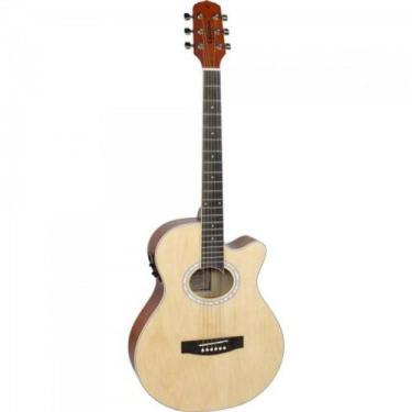 Imagem de Violao Mini-Jumbo Cutaway Aco Gsf-1D Natural Satin Giannini