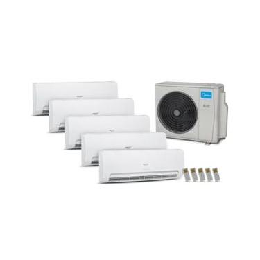Imagem de Ar Condicionado Multisplit Hw Inverter 42.000 Btu (2x Evap 9.000 + 3x Evap 12.000) Quente Frio 220v 42AGMSB09M5