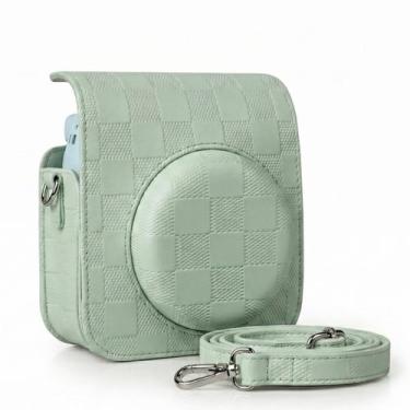 Imagem de Bolsa Estojo Protetor para Câmera Instax Mini 12 em Couro PU Premium c