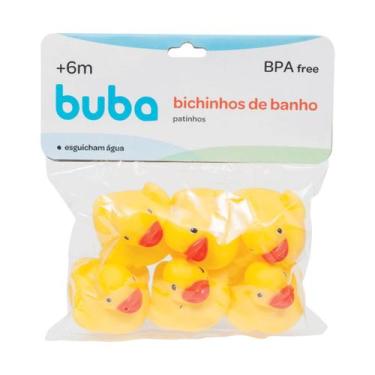Imagem de Brinquedo Patinhos De Banho Amarelos Buba Bebê Esguicha Água 9684