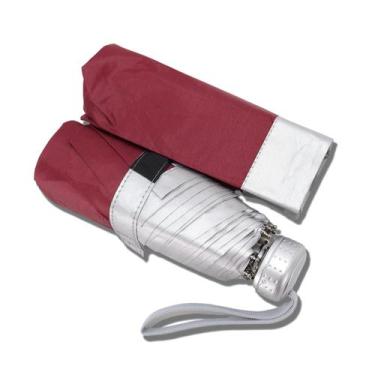 Imagem de Guarda chuva mini uv unissex compacto com sombrinha proteção solar  - 