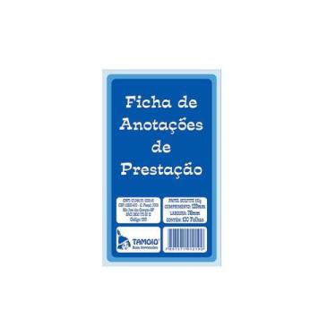 Imagem de Kit 2 Blocos Ficha de Prestação Tamoio  100 Folhas