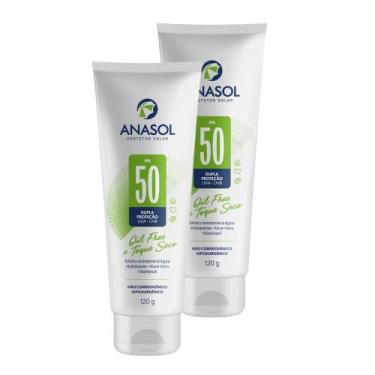 Imagem de Kit 2un Protetor Solar Corporal FPS50 Oil Free 120g - Anasol