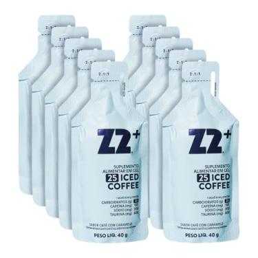 Imagem de Energy Gel Z2+ Iced Coffee com Cafeína, Taurina e 25g de Carboidratos – Display com 10 Sachês de 40g