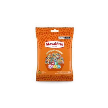 Imagem de Confeito Estrelinhas Colorida 120g - Mavalerio