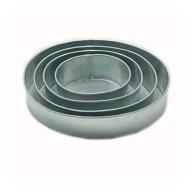 Imagem de Latas de bolo de aniversário de casamento multicamadas de 4 camadas - 15 cm, 20 cm, 25 cm, 30 cm (7,6 cm de profundidade) (Oval)