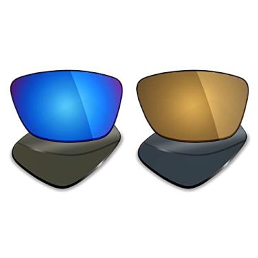 Imagem de 2 pares de lentes polarizadas de substituição para óculos de sol Oakley Conductor 6 – Opções