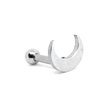 Imagem de Piercing Reto Cartilagem Lua Aço Cirúrgico