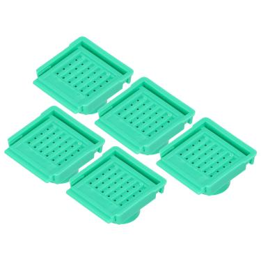 Imagem de Porta de colmeia de abelha, não tóxica, à prova de fuga, durável, portão de entrada de colmeia de abelha, ABS leve para indústria (verde)