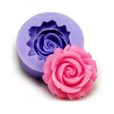 Imagem de Molde De Silicone Rosa Grande