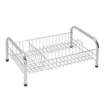 Imagem de Escorredor de Louça Tipo Cama Grande Cromado O Melhor