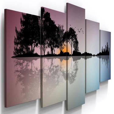 Imagem de Quadros Decorativos Paisagem Violão Quarto 1