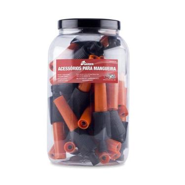 Imagem de Pote com 25 Peças Esguicho Regulável Engate Rápido Forceline