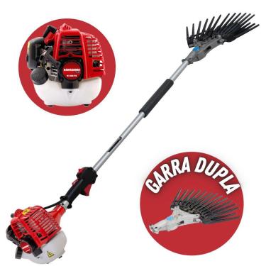 Imagem de Derriçadeira Profissional KWD2610D com Motor Kawashima Plus á Gasolina 2 Tempos 25,6cc Haste Curta e Mãozinha Dupla Ideal Para Plantações de Café