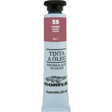 Imagem de Tinta Óleo Corfix 20ml Cor Carmim 59 Gr. 1