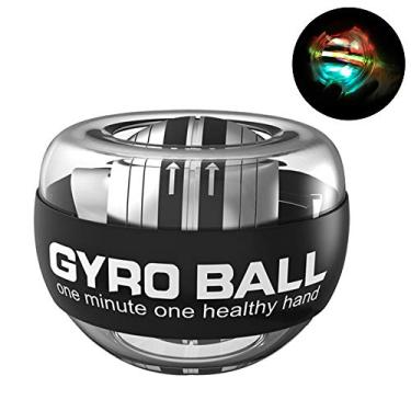 Imagem de Sotf Bola de treinamento de pulso autoarranque tipo de metal Gyro bola com luzes de LED Equipamento fitness, Azul